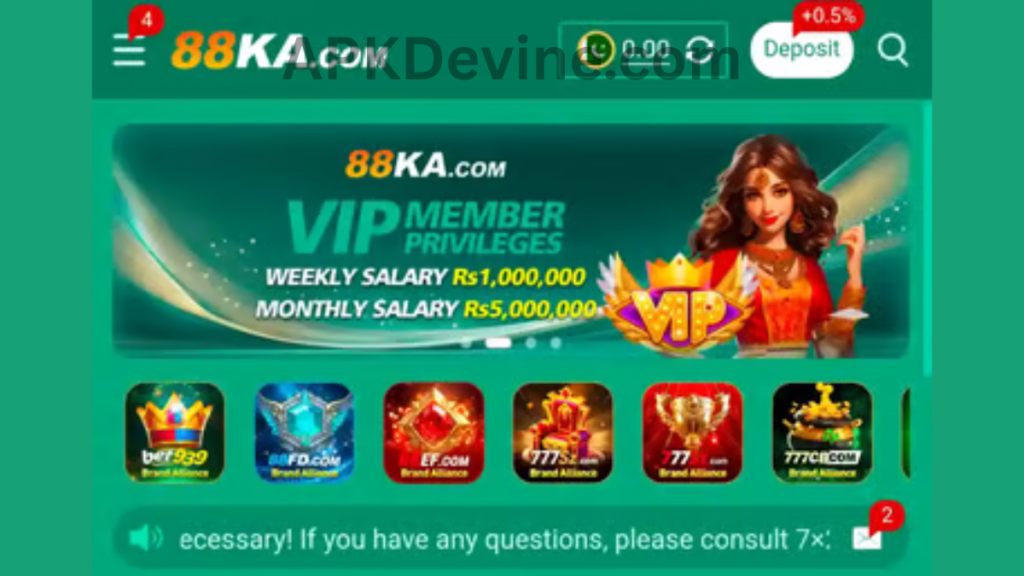 88KA Game App VIP member bonuses of game